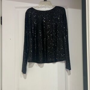 Halogen Sequin Top